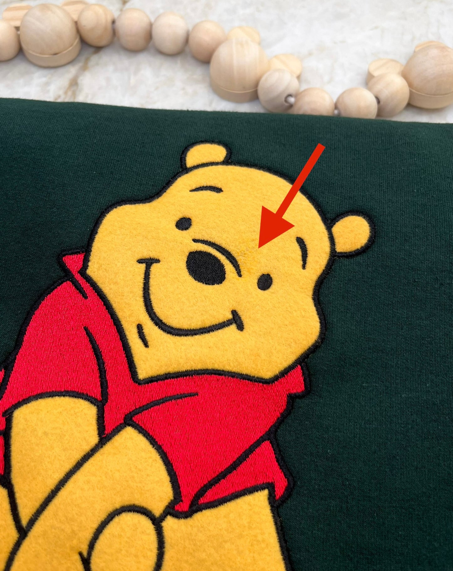 Oopsie Crewneck - Cuddly Hunny Bear Small