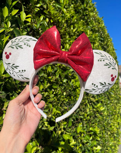 Mouse-mas - Green Bow