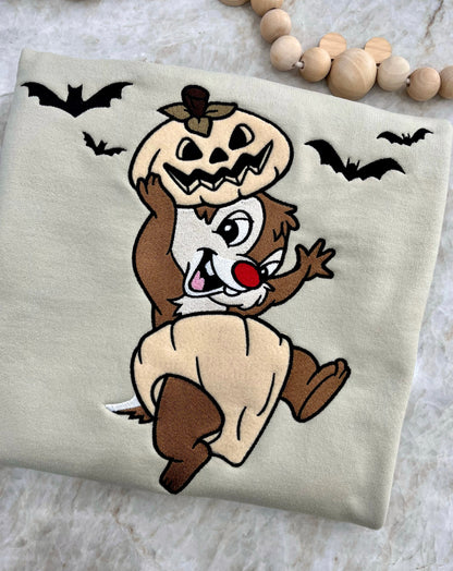 Oopsie Sweater - Spooky Chipmunk Small