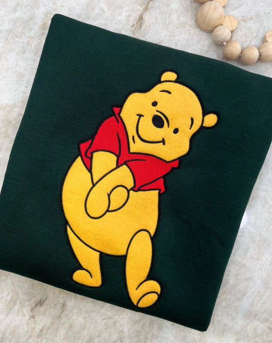 Oopsie Crewneck - Cuddly Hunny Bear Small