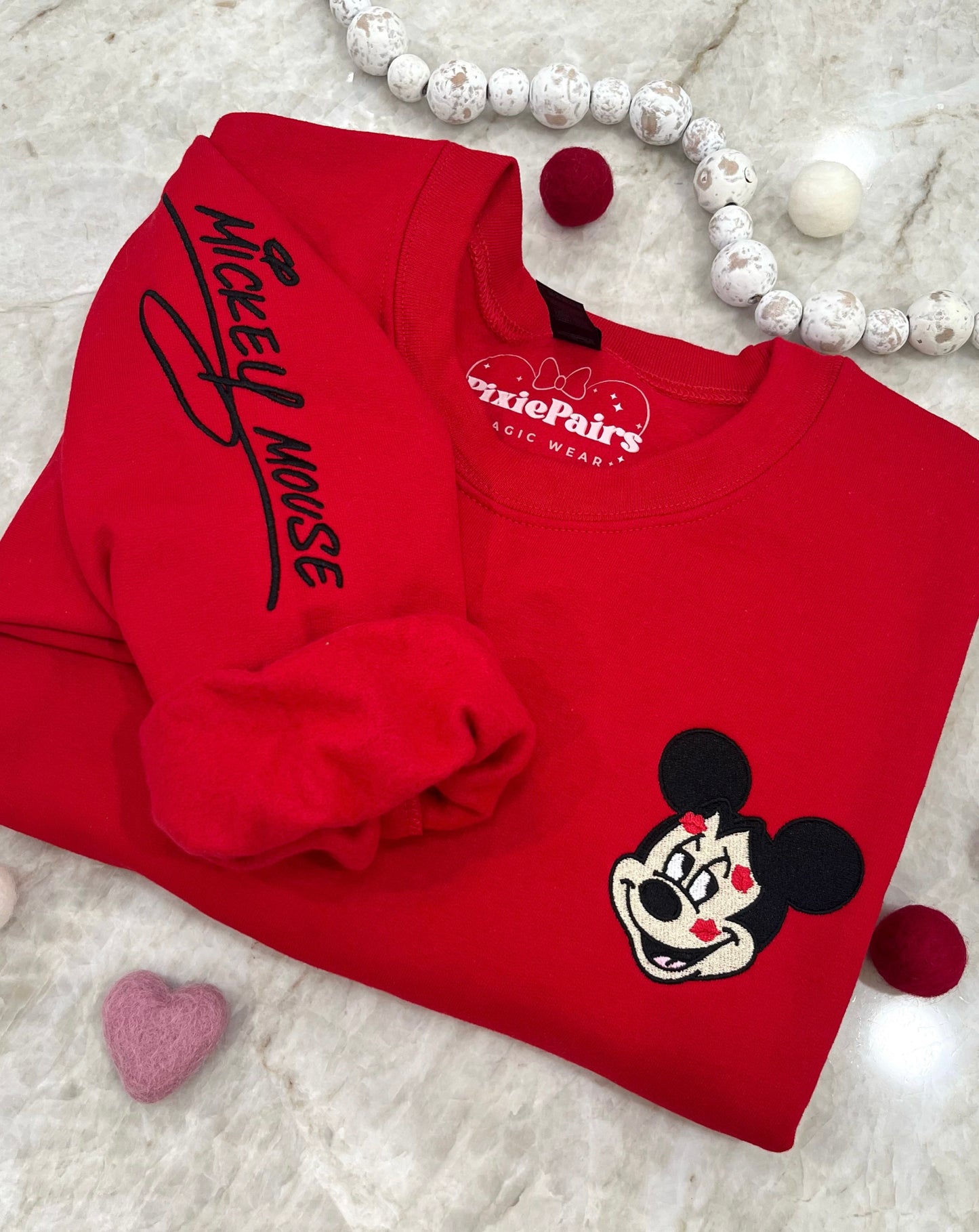 Valentine Autograph Crewneck - Mr. Mouse