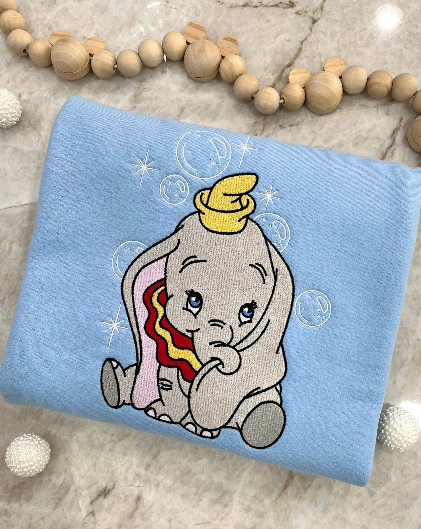 Oopsie Crewneck - Little Elephant Large