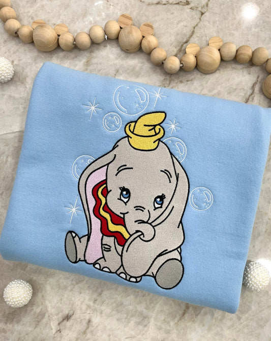 Oopsie Crewneck - Little Elephant Large