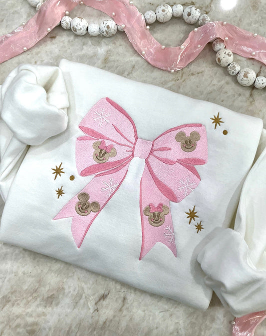Jolly Ginger Bow Crewneck