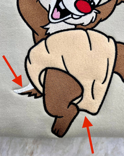 Oopsie Sweater - Spooky Chipmunk Small