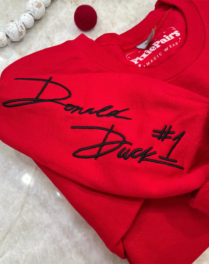 Valentine Autograph Crewneck - Mr. Duck