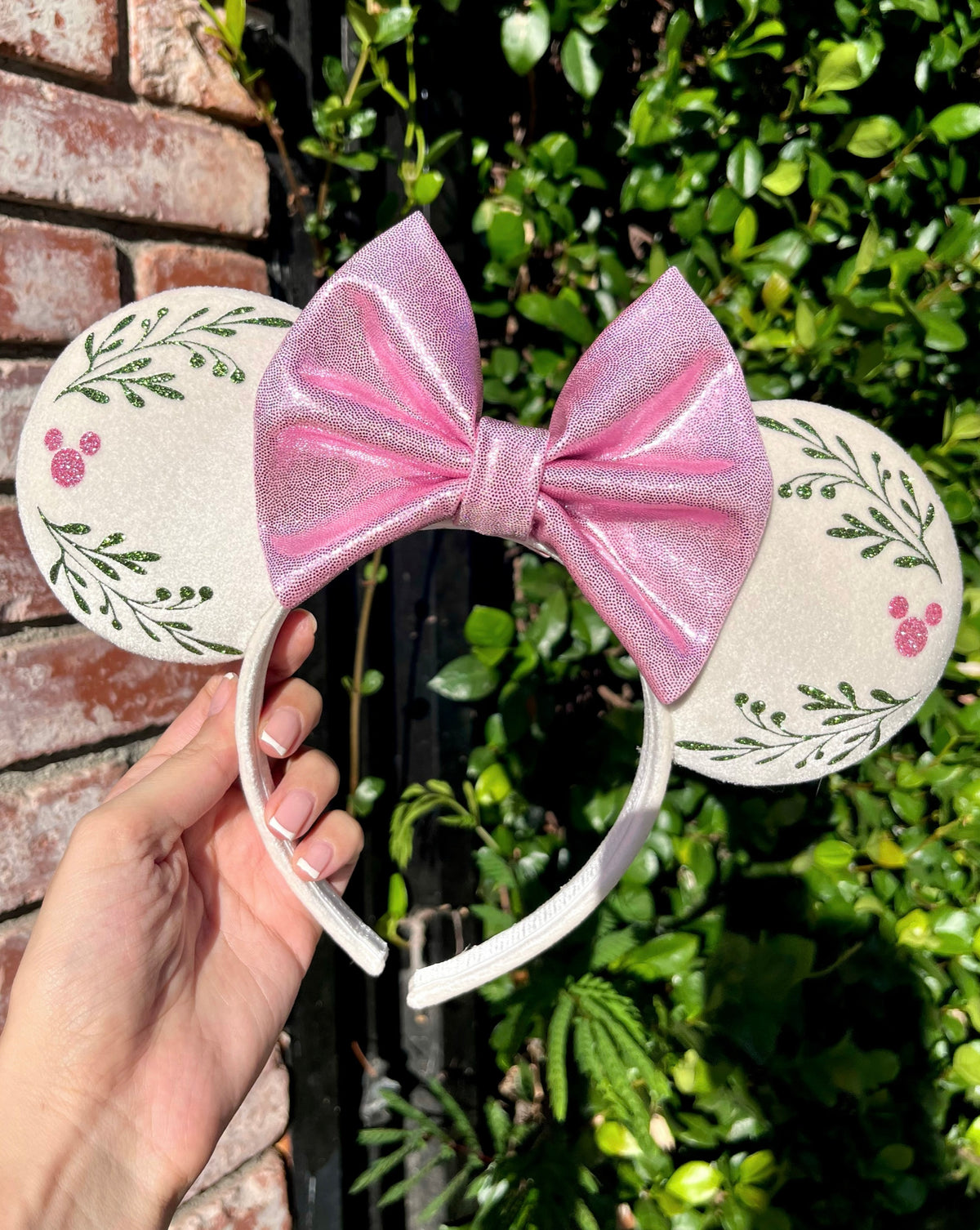 Mouse-mas - Green Bow