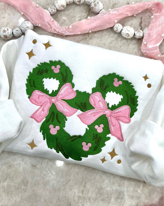 Mouse Wreath Crewneck