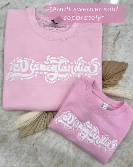 Talavera Crewneck - Rosa con Blanco Baby/Toddler