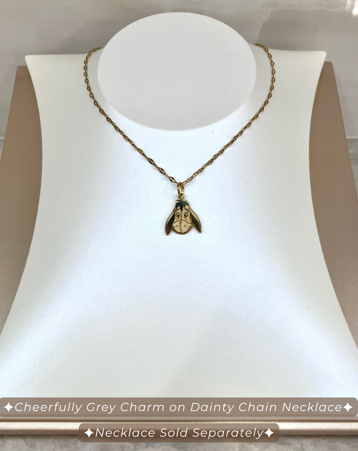 Cheerfully Grey - Charm Pendant