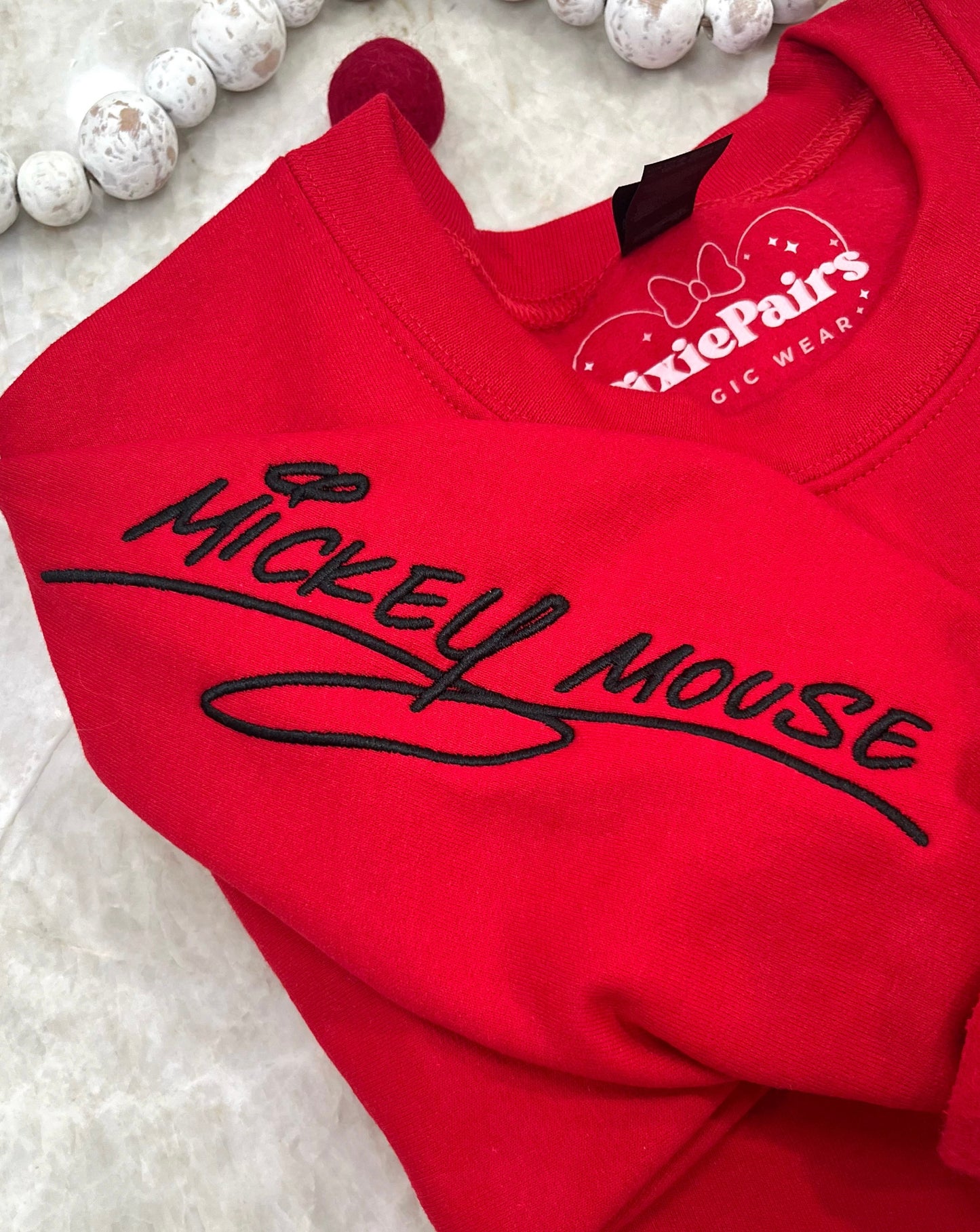 Valentine Autograph Crewneck - Mr. Mouse