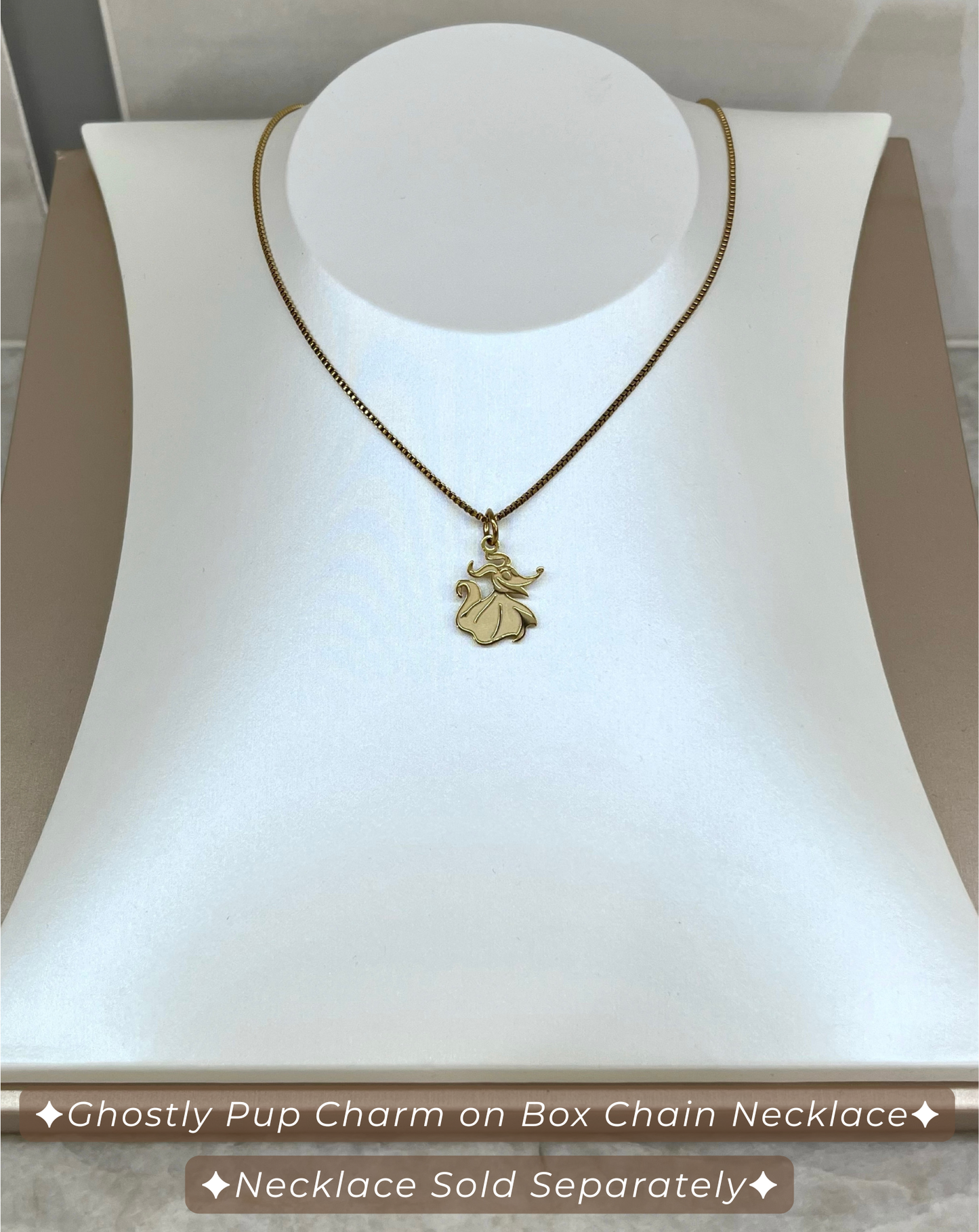 Ghostly Pup - Charm Pendant