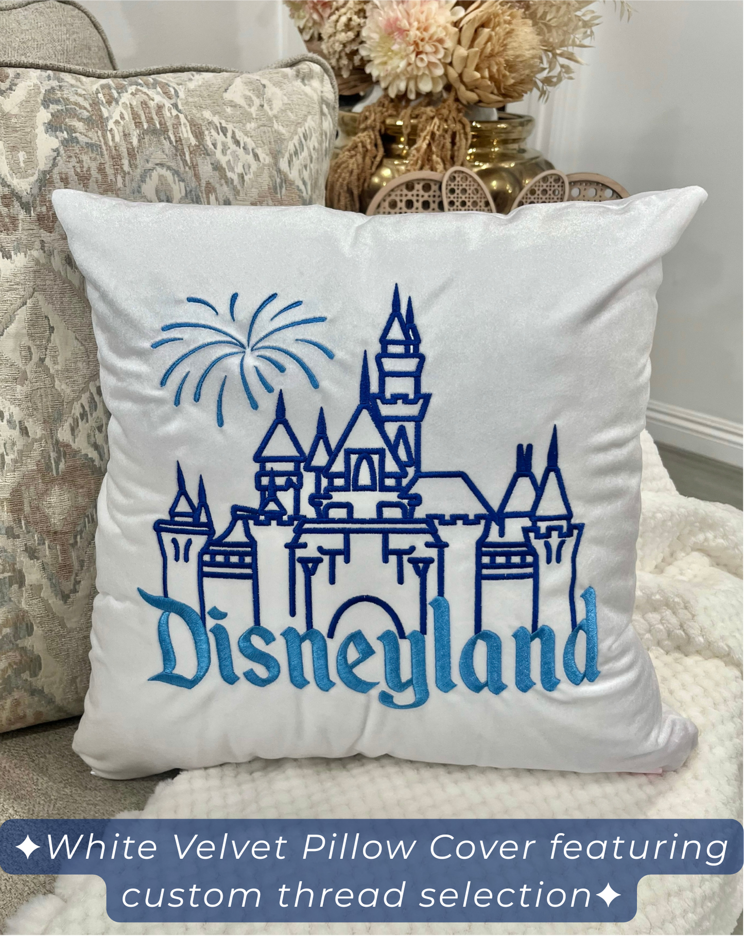 Dreamlight Castle - Throw Pillow