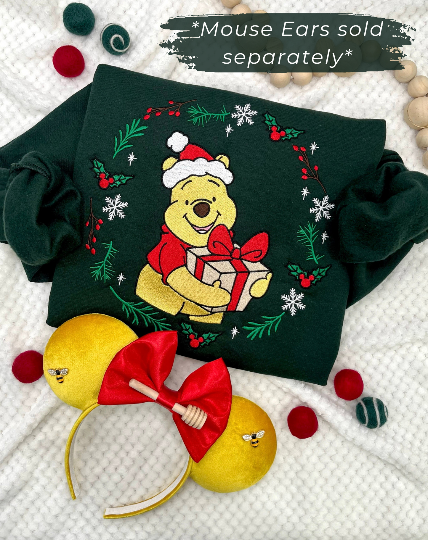 Holly Jolly Hunny Bear Crewneck